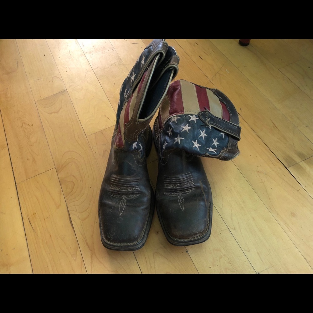 American flag cowboy boots
